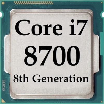 *NICE* Intel Core i7 8700 3.2 GHz 6 Core 12 Thread Processor SR3QS LGA1156 CPU - Image 1 of 3