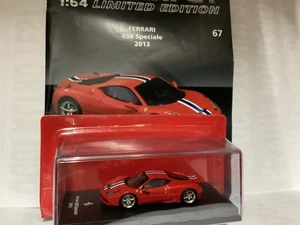 FERRARI  458 SPECIALE 2013 1/64 die-cast + BOOKLET, Centauria Limited edition - Imagen 1 de 4
