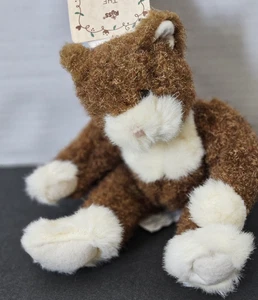 Peluche gatto Russ Heart collezione artigianale "Scurry" seduto peluche 1990 - Foto 1 di 9