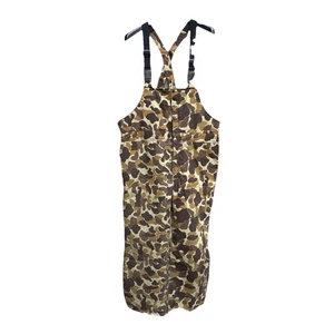 Vintage GameHide Men’s Hunting Camo Insulated Waterproof Bib Overalls Size XL - Picture 1 of 20
