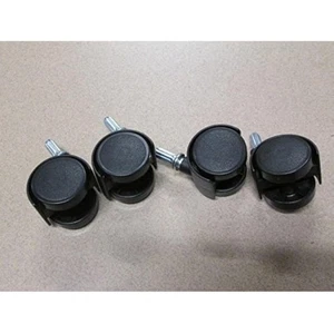 Juego de 4 ruedas de repuesto Sterilite vástago de 1" EE475968 totalmente nuevas - Imagen 1 de 3