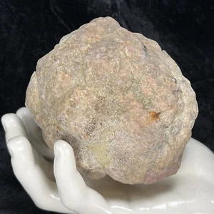 3-3/4” Unopened Geode Natural Red Crystal Quartz Rattler Easy Break Your Own - Picture 1 of 12