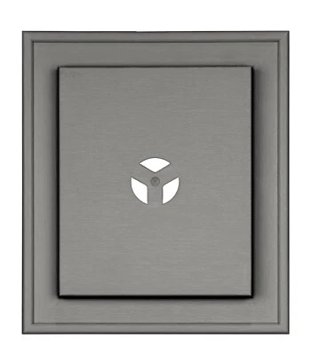 Slim Line J-BLOCK Graphite Gray 215 Mount Square Vinyl Siding Accessory Mounting - Image 1 of 4