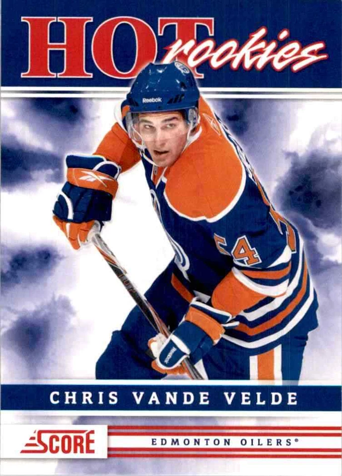 2011-12 Score Hot Rookies Chris VandeVelde RC #510 - Image 1 of 2