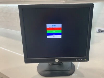 DELL E173FPC 17" LCD Flat Panel Color Monitor with VGA and Power Cables - Works - Image 1 of 3