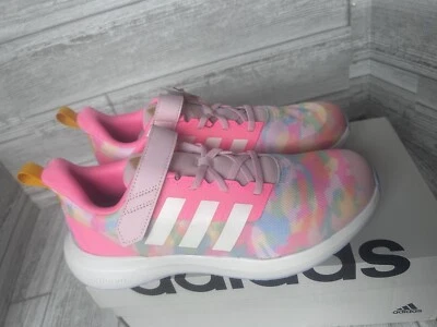 Adidas FortaRun 2.0 EL K Kids Running Shoes Size 7 US Pink Multicolor GZ9752 New - Image 1 of 4
