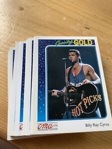 Country Gold Trading Cards - 40 Cards, Not Complete Set. Some Foil. All Are Mint