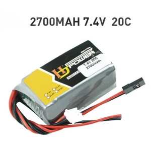 Li-po Battery 7.4V 2700mah Futaba For LRP VTEC Oil truck RC Receiver mp93 mp10 - Picture 1 of 6