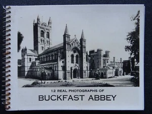 Devon Buckfastleigh 12 x BUCKFAST ABBEY c1960 RP Fotokarte Booklet von Valentine - Bild 1 von 14