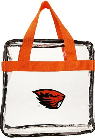 FOCO NCAA Unisex-Adult Clear Messenger Bag Cover