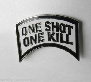 ONE SHOT ONE KILL SNIPER SPECIAL FORCES ANSTECKNADEL ABZEICHEN 1 ZOLL - Bild 1 von 1