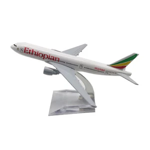 1/400 15cm Aircraft Ethiopian Cargo B777F Alloy Diecast Plane Model Display b - Picture 1 of 8