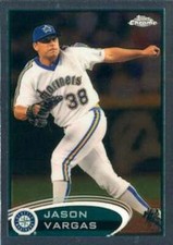 2012 Topps Chrome #218 Jason Vargas Mariners NM-MT 