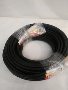 PREMIUM 25-FT 3 RCA MALE TO 3 RCA MALE AUDIO VIDEO CABLE - Picture 1 of 7