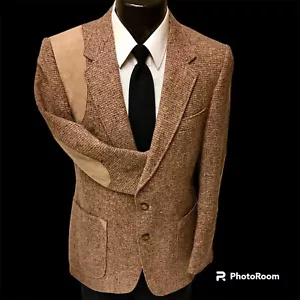 Vtg 60's Walter Pyes Sport Coat DONEGAL TWEED Jacket Barleycorn LEISURE Blazer - Picture 1 of 12