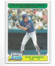 Drake's BIG HITTERS Pick-A-Player Brett Trammell Sandberg Winfield Murphy Bell