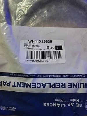 GE Pressure Hose WH41x29630 NEW OEM - Image 1 of 3