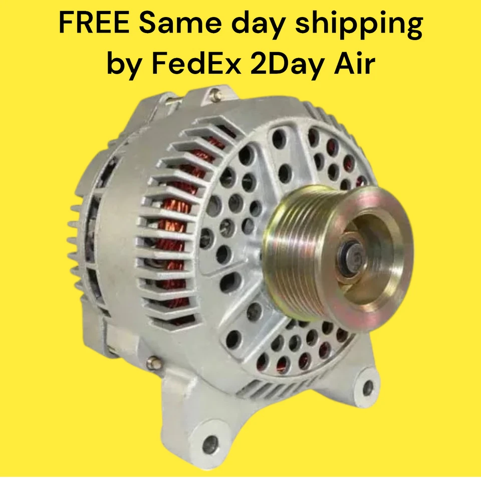 FORD EXPEDITION Alternator 5.4L 200AMP 1997 1998 1999 - Image 1 of 3