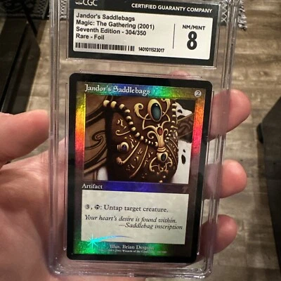 Jandor's Saddlebags - Foil Rare - 7th Edition - Artifact - Graded CGC 8 NM-M - Image 1 of 4