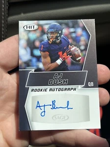 2019 Sage Hit Premier Draft - Rookie Autographs Black #A97 AJ Bush Jr. (AU, RC) - Picture 1 of 2