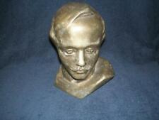 Selumin Figurine bust Lermantov Ussr Original Vintage Stamp Soviet Sculpture Art
