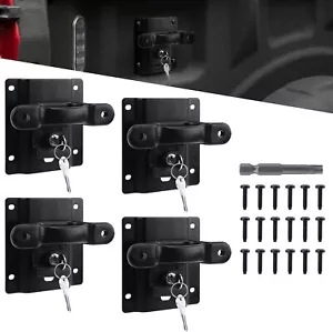 For 2015-2024 Ford F-150 4x Truck Bed Tie Down Anchors Brackets Box Link Cleats - Picture 1 of 7