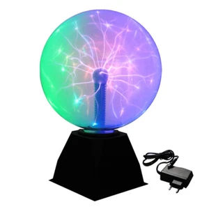 New12" Large Plasma Globe Nebula Ball Light Show Glass Sphere Energy Touch Lamp - Picture 1 of 4