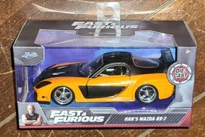 Fast & Furious: HAN'S MAZDA RX-7 Die-Cast 1/32 Scale Vehicle (2022, Jada Toys) - Picture 1 of 4