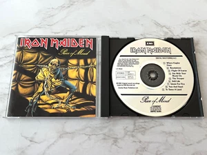 Iron Maiden Piece Of Mind CD EARLY EU IMPORT EMI CDP7463632 Bruce Dickinson RARE - Picture 1 of 4