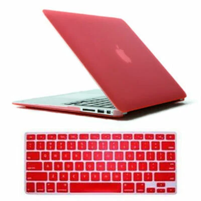 Rubber Protect Hard Cover Case Fit For Apple MacBook Air 11 Pro 12 15 - Image 1 of 4