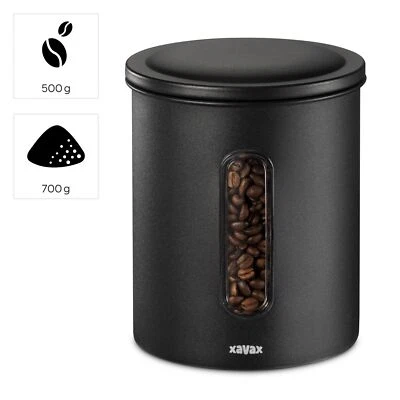 Xavax Kaffeedose Aromadose luftdicht Vorrat Behälter 500g Bohnen / 700g Pulver - Bild 1 von 4