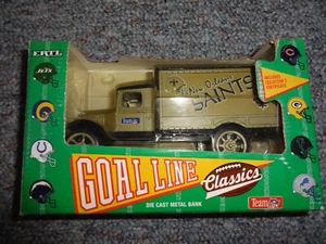 Ertl Goal Line Classics New Orleans Saints Diecast Bank 1993 - Picture 1 of 2