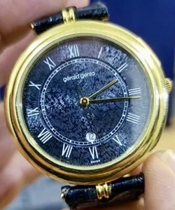 ✅ RARE Gérald Genta 18K Solid Gold - Automatic - Watch - Vintage ✅ - Picture 1 of 17