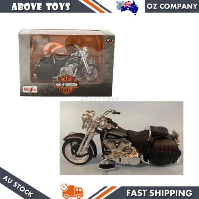 Maisto escala 1:18 1999 FLSTS Heritage Softail Springer modelo diecast motocicleta Foto 1 de 4