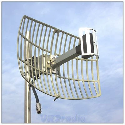 High Gain 17dBi 2.4G WIFI Wireless Grid Parabolic Antenna N Female TDJ-2400SPD4 - Image 1 of 4