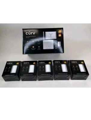 Curv smart advanced TRV kit including 9 TRV heads (4+5) Wifi Google Amazon Alex - Image 1 of 4