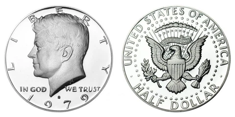 1979 S GEM BU PROOF KENNEDY HALF DOLLAR PR/PF BRILLIANT UNCIRCULATED COIN#8854 Cover