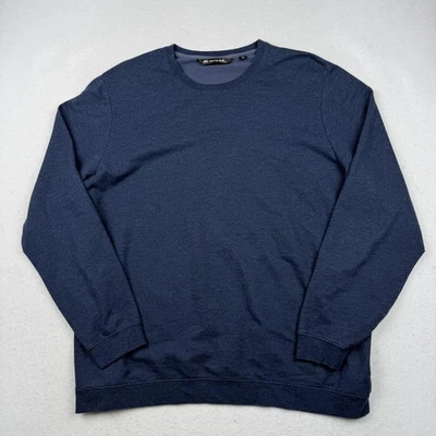 TravisMathew Sweater Mens 2XL Navy Blue Crewneck Pullover Pima Cotton Modal - Image 1 of 4