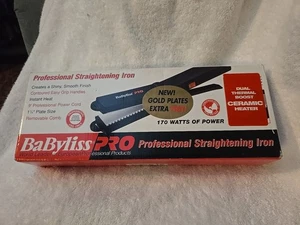 babyliss 1 1/4 piastra pro oro ferro da stiro doppia spinta termica ceramica  - Foto 1 di 8