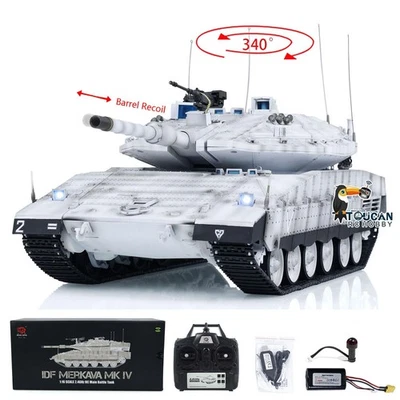 Heng Long RC Main Battle Tank 1/16 IDF Merkava MK IV 3958 Remote Control Tanks - Image 1 of 4