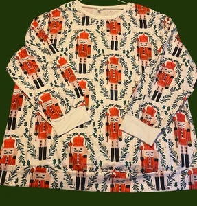 Camicia Schiaccianoci Natalizia Donna Taglie Forti 1XL Poliestere Vacanze Nuova - Foto 1 di 2