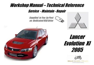 Mitsubishi Lancer Evolution XI  Workshop Service Manual USB 2005 - Image 1 of 4