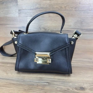 Michael Kors Umhängetasche In Schwarz Leder Klein - Bild 1 von 7