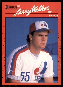 1990 Donruss #578 Larry Walker RC Rookie Montreal Expos - Picture 1 of 2
