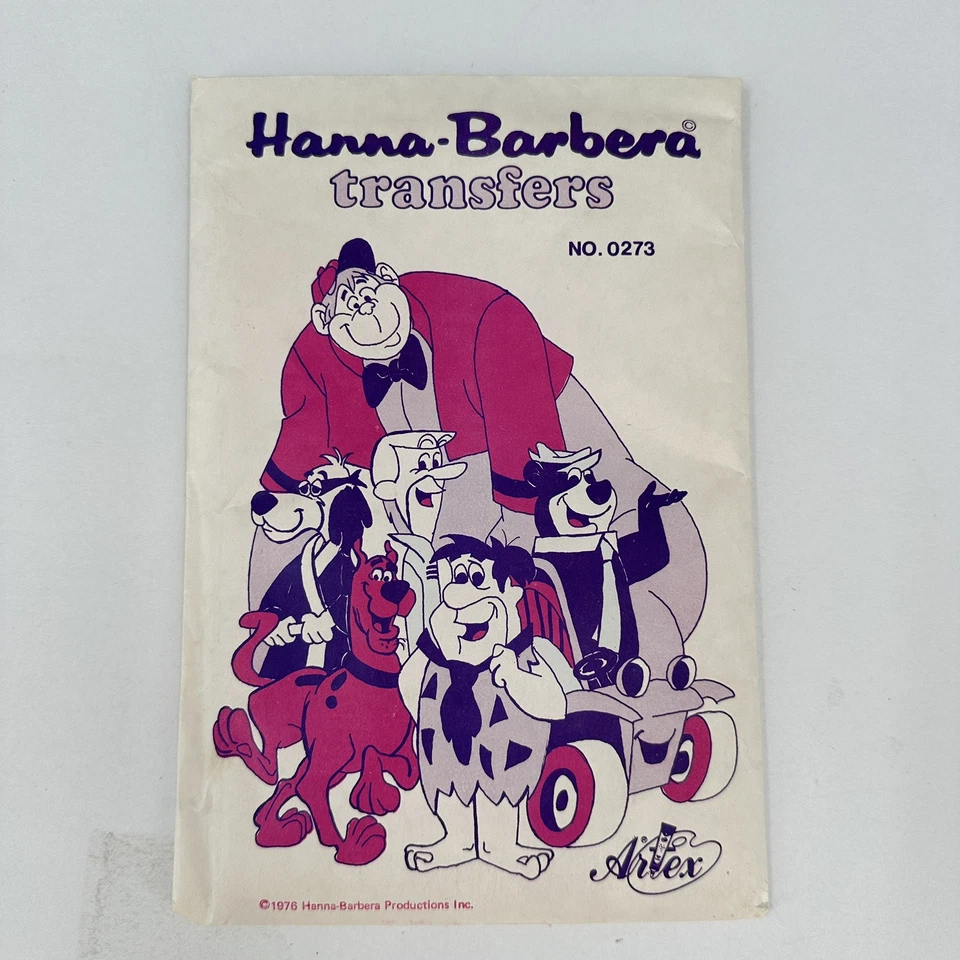 Vintage 1976 Hanna Barbera Transfers Artex Clothing Paint Needlepoint Embroidery - Image 1 of 4