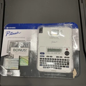 ⚡️Impresora etiquetadora Brother P-Touch PT-2040SC, 2 rollos de cinta TZe - Imagen 1 de 2