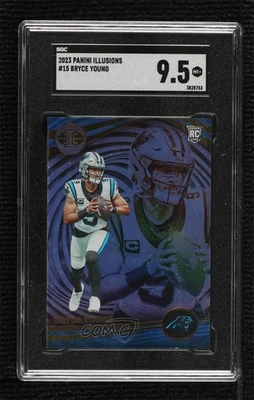 2023 Panini Illusions Bryce Young #15 SGC 9.5 Mint+ Rookie RC - Image 1 of 2