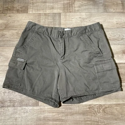 Calvin Klein ck Jeans  Women Cargo Shorts Size 10 Brown 100% Cotton - Image 1 of 4