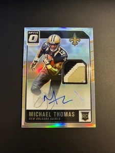 Michael Thomas 2016 Donruss Optic Rookie Patch Auto no. RPA-MT Silver Holo /20 - Picture 1 of 6