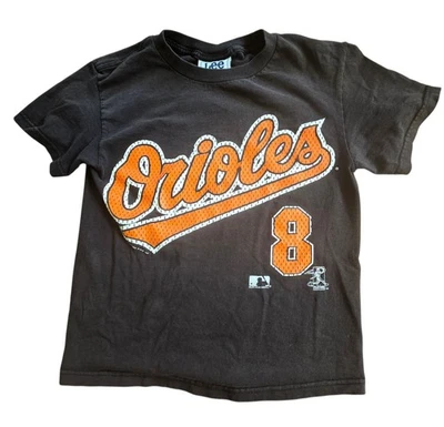 Camiseta negra vintage juvenil Orioles Ripkin #8 Lee Sport M 100 % algodón Foto 1 de 4